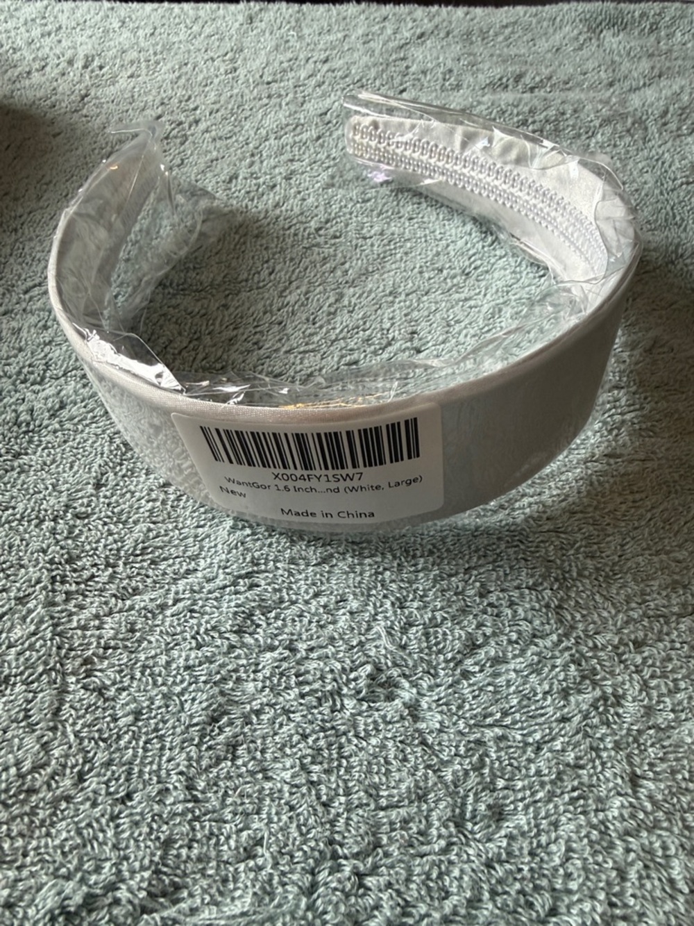 White 1.6 inch Wide Headband